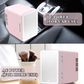 Skincare Fridge With Dimmable LED Mirror, 4L Makeup Mini Fridge for Bedroom, Cosmetics, SkinCare, Cooler & Warmer, Portable Small Refrigerator for Car, Office and Food- Pink
