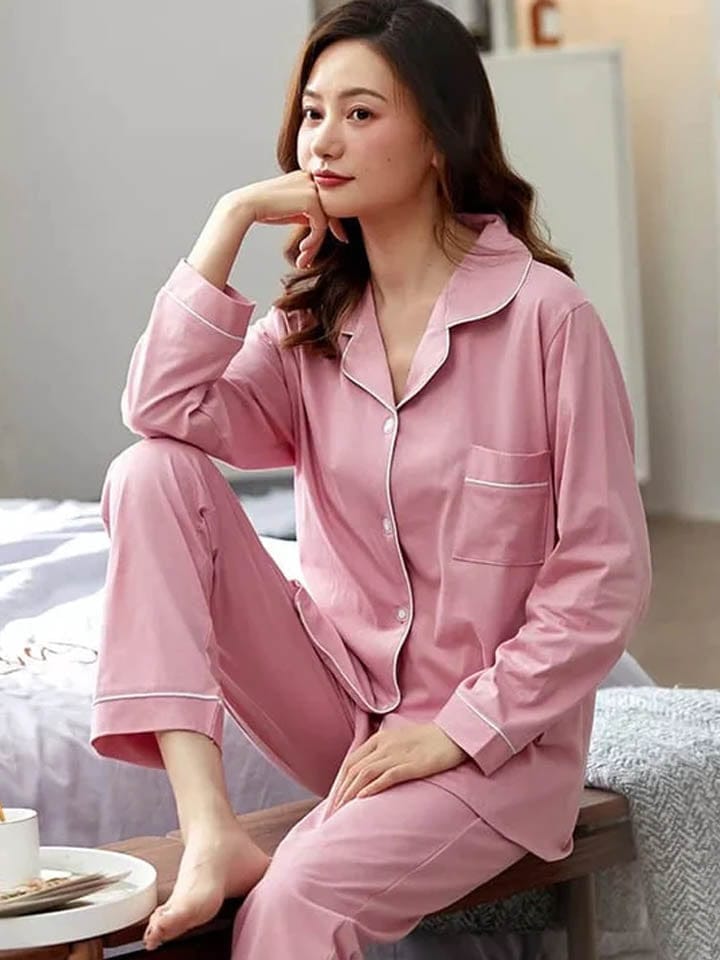 Silk night suit for women