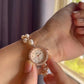 Pearl Beads Bracelet Watch With Gift Box