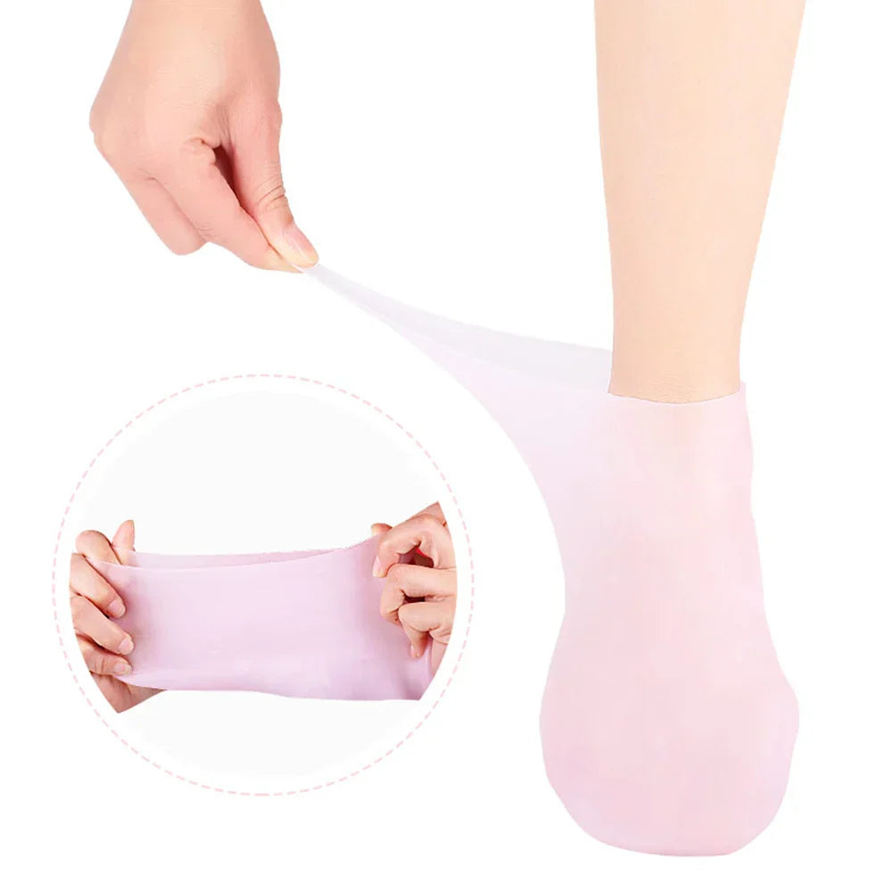 Silicone Moisturising Gel Heel Socks