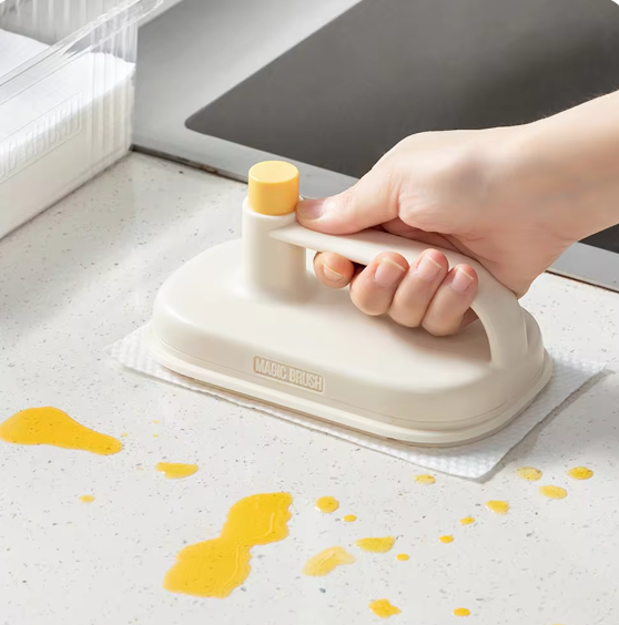 Disposable Magic Cleaning Brush With Cloth