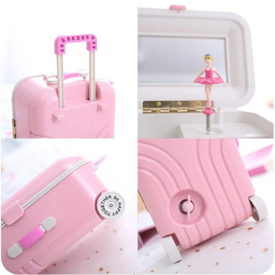 Mini Suitcase Jewellery Storage Box