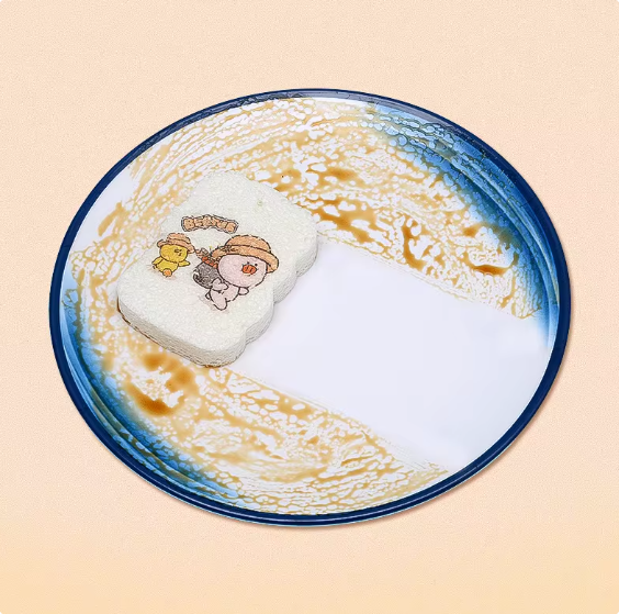 Cute Bath Compressed Sponge