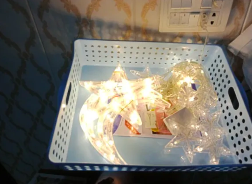 Big Moon Big Stars Curtain String Fairy Lights