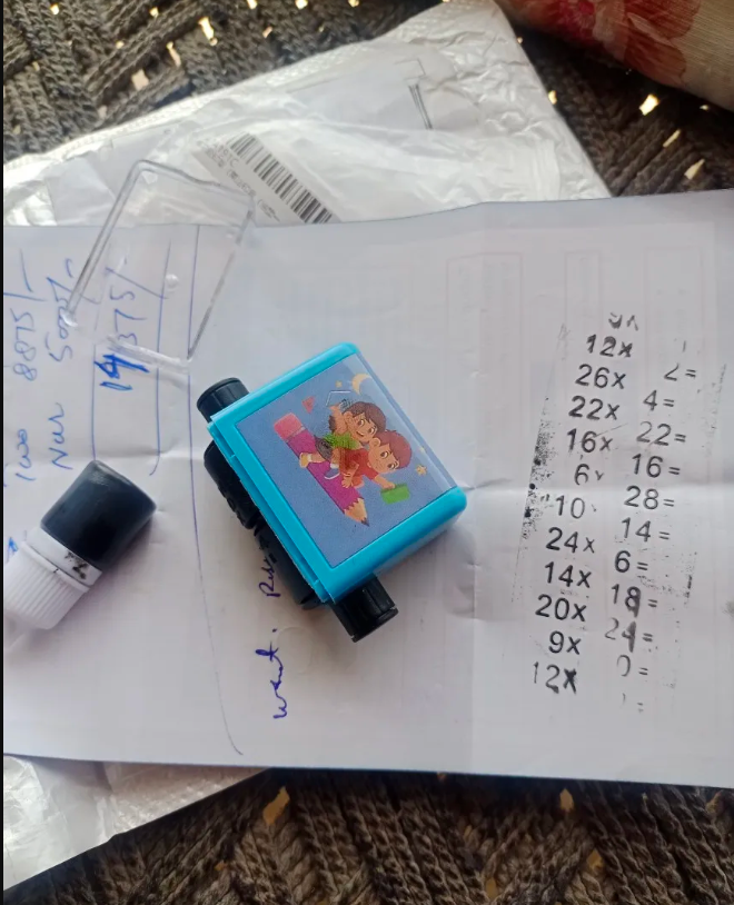 Math Rolling Stamp For Addition &amp; Subtraction