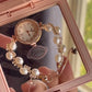 Pearl Beads Bracelet Watch With Gift Box