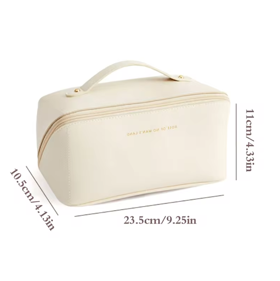 Cosmetic Leather Makeup Bag
