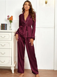 Silk Robe Gown Suit