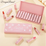 10 matte pcs lipstick set