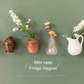 Magnetic Mini Flower Vase Fridge ( Pack of 3 )