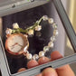 Flower Beads Bracelet Watch With Box