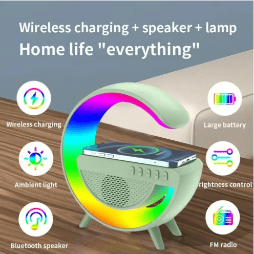 Smart Lamp, Wireless Charger &amp; Speaker