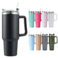 Stainless Steel Travel Milk,Juices & Water Mug With Straw