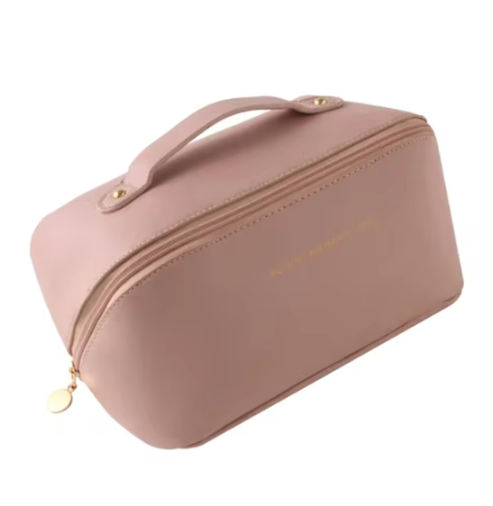 Cosmetic Leather Makeup Bag