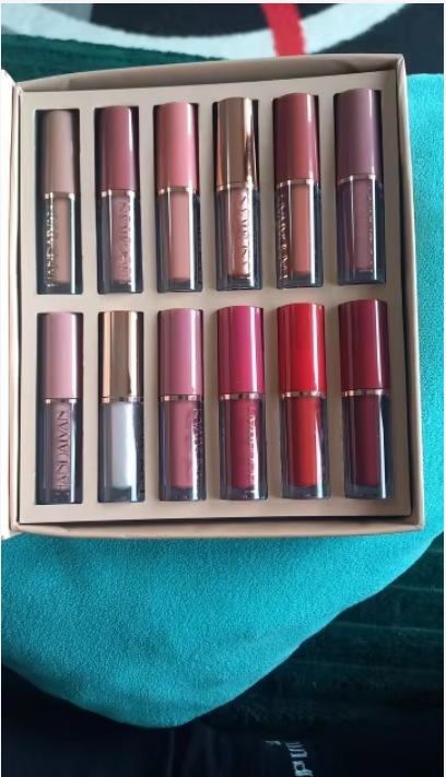 12Pcs Matte Lipgloss Set