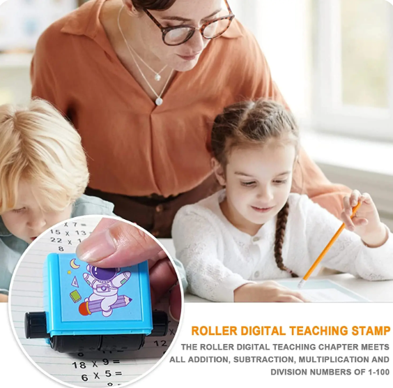 Math Rolling Stamp For Addition &amp; Subtraction