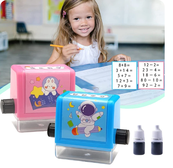 Math Rolling Stamp For Addition &amp; Subtraction