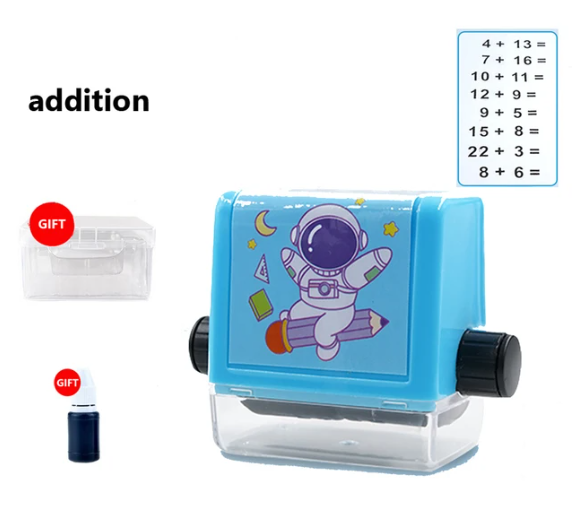 Math Rolling Stamp For Addition &amp; Subtraction