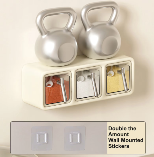 3-Layer Wall Mounted Spices Storage Organizer
