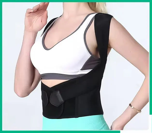 Posture Body Support Corrector for Men & Women | Comfortable Back Alignment Brace for Better Posture