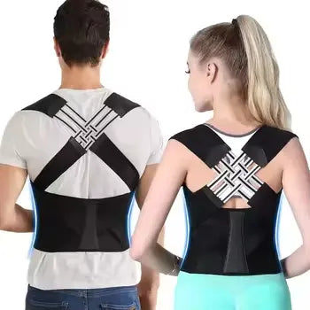 Posture Body Support Corrector for Men & Women | Comfortable Back Alignment Brace for Better Posture