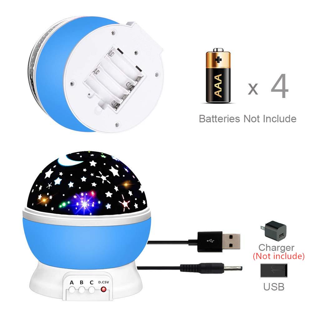 Rotating Night Projector Light