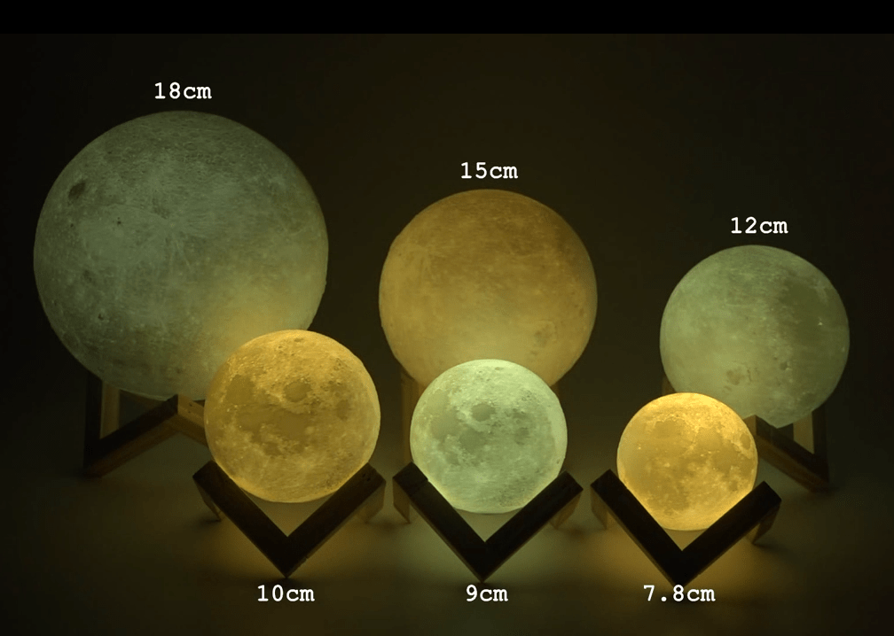 3D Touch Moon Lamp