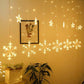 Snow Flakes Curtain Fairy Lights