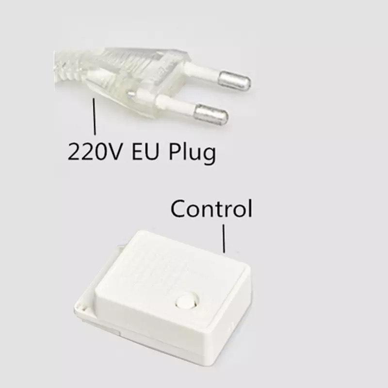 Snow Flakes Curtain Fairy Lights