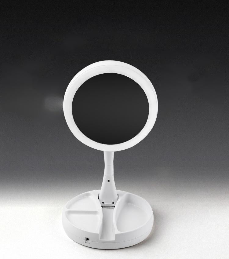 Led Fold-able Mirror USB Folding Lamp
