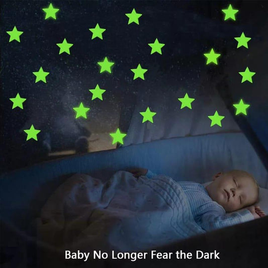 3D Stars Glow - 100-Pieces