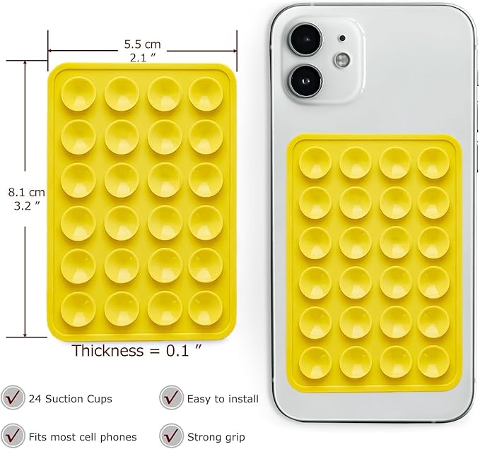 Mobile Suction Back Holder