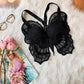 Chic Butterfly Embroidered Lace  Women's Bra