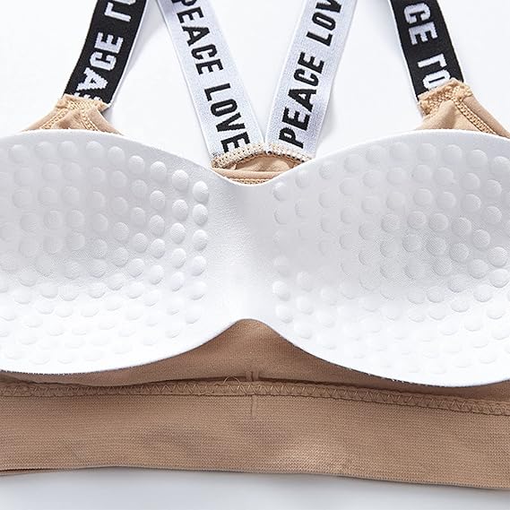 Gym Fitness Bra For Women Yoga Pad Sportswear Vest Tank Tops Push Up Sports Bras