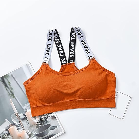 Gym Fitness Bra For Women Yoga Pad Sportswear Vest Tank Tops Push Up Sports Bras
