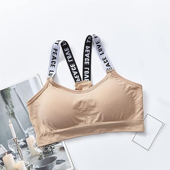 Gym Fitness Bra For Women Yoga Pad Sportswear Vest Tank Tops Push Up Sports Bras