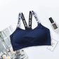Gym Fitness Bra For Women Yoga Pad Sportswear Vest Tank Tops Push Up Sports Bras