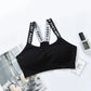Gym Fitness Bra For Women Yoga Pad Sportswear Vest Tank Tops Push Up Sports Bras