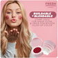 Blossom Fresh Crimson Crush Cushion Cream Blush - Velvet Matte Finish with Flower Stamp Applicator