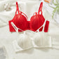 Women Lace Underwear Push Up Hollow Out Bra Set Classic Bandage Lingerie