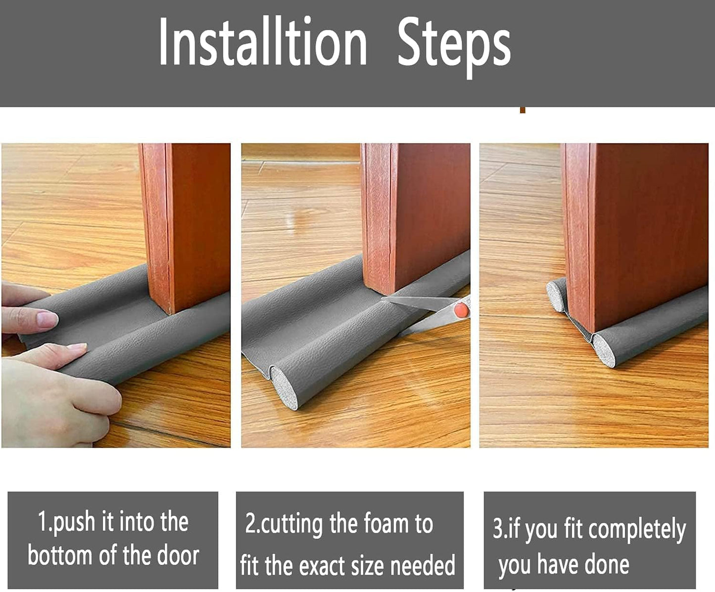 Adjustable Door Draft Stopper & Soundproof Sealer