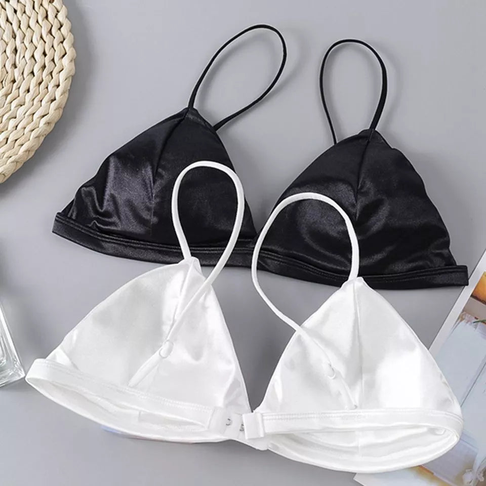 Women Seamless Bras Deep V Push Up Polyester Bralette Breathable Tube Top