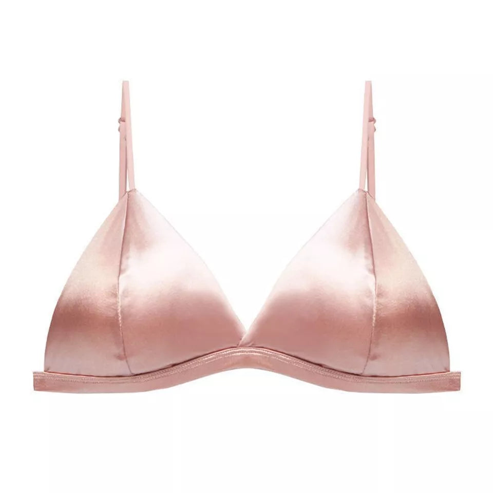 Women Seamless Bras Deep V Push Up Polyester Bralette Breathable Tube Top