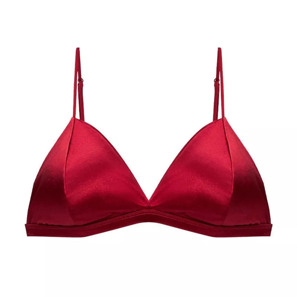 Women Seamless Bras Deep V Push Up Polyester Bralette Breathable Tube Top