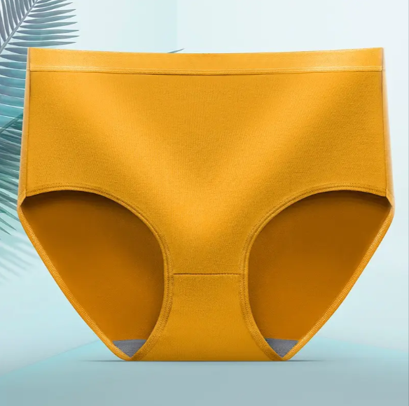 Comfortable Seamless Plus Size Women’s Panties – Mid Waist Hip Lifting Briefs for Everyday Wear