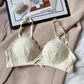 High-Quality Adjustable Straps Embroidered Padded Bridal Bra