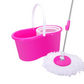 360° Spin Mop with White Fiber Double Mop Heads & Sturdy Bucket – Quick & Easy Cleaning