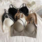 Women's Seamless Slim Camisole – Fixed 3D Cup Bra, Padded Wrapped Chest Short Straps Sports Bra Vest