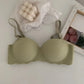 Women One Piece Convertible Straps Bra Seamless Push Up Underwear Solid Color Wireless Lingerie