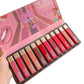 12-Pieces Matte Lip-gloss Set